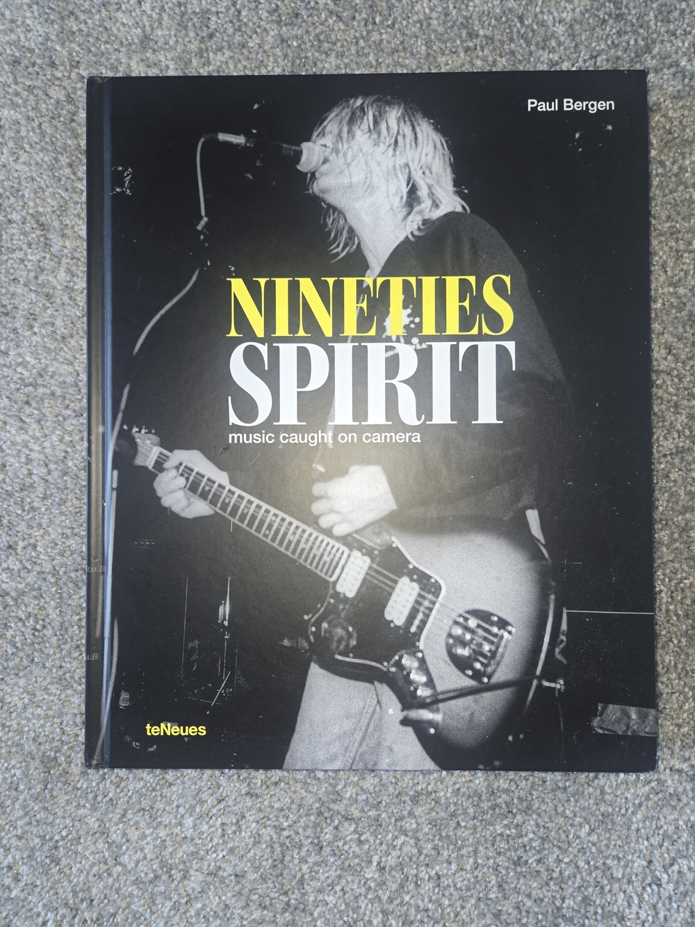 Nineties Spirit: Music Caught on Camera - Black & Yellow Hardcover Book
